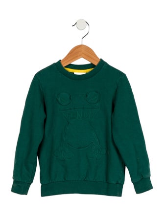 Fendi Boys' Frog Embossed Sweatshirt