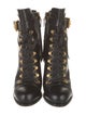 Fendi Leather Lace-Up Boots