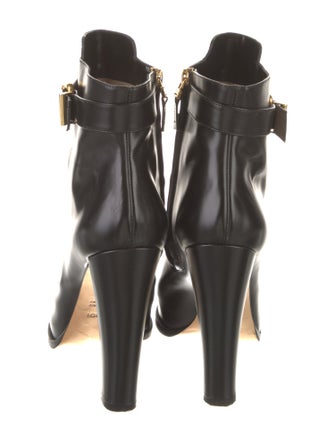 Fendi Leather Lace-Up Boots