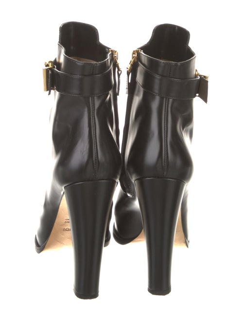 Fendi Leather Lace-Up Boots