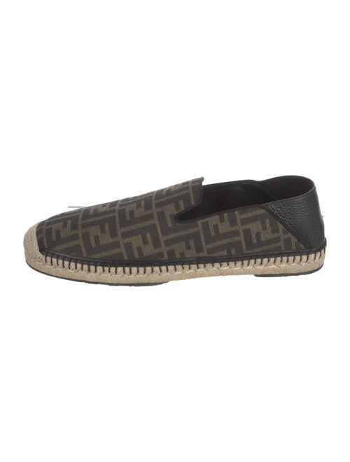 Fendi Zucca FF Logo Canvas Espadrilles