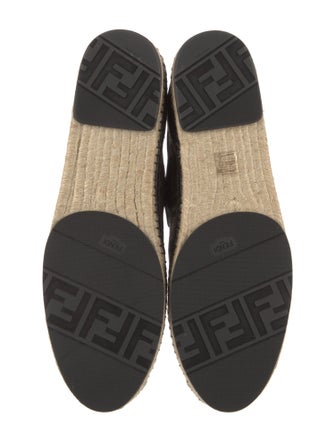 Fendi Zucca FF Logo Canvas Espadrilles