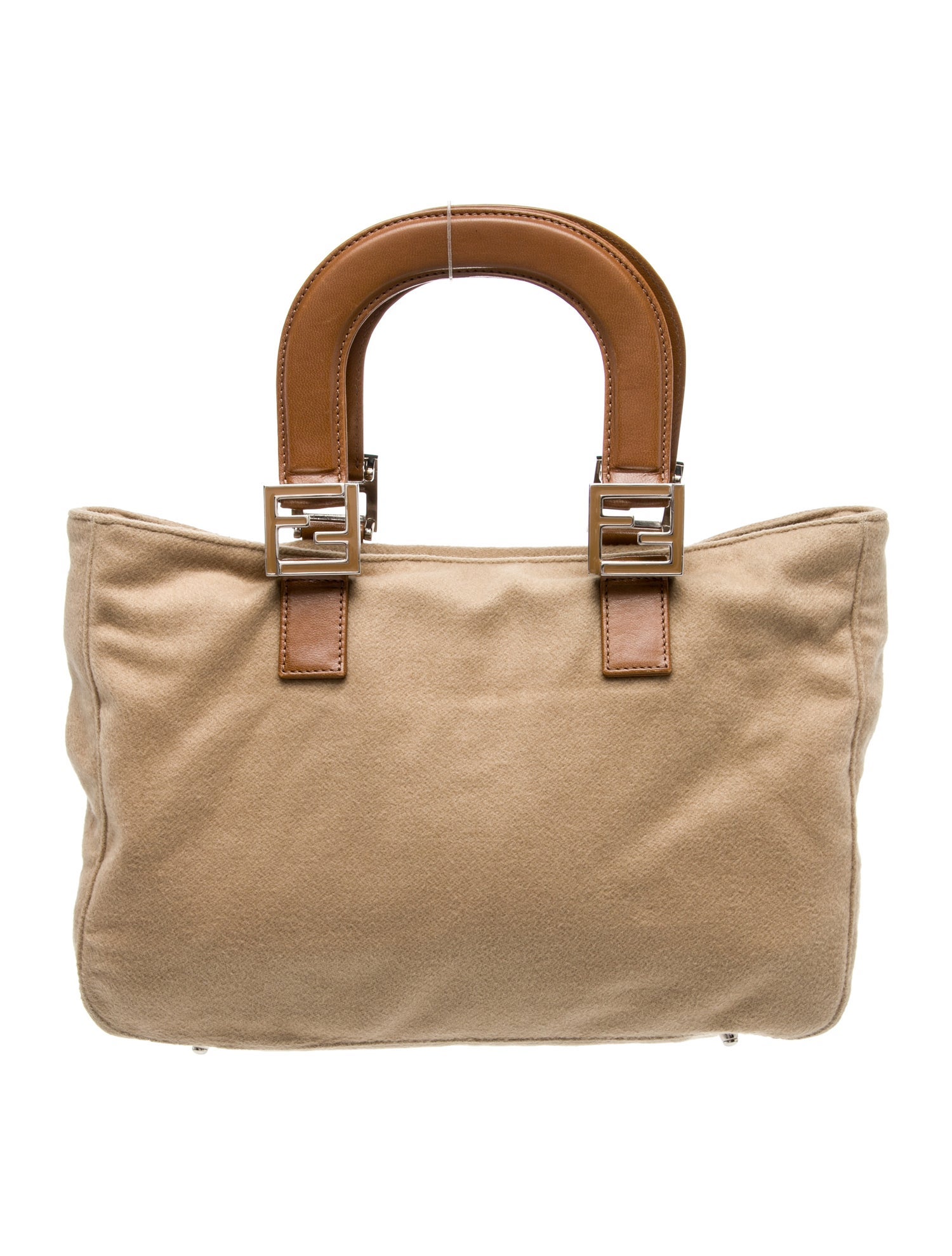 Fendi Cashmere Top Handle Bag Vintage