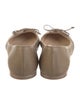 Fendi Leather Bow Accents Ballet Flats