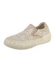 Fendi Canvas Lace Pattern Sneakers