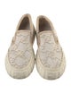 Fendi Canvas Lace Pattern Sneakers