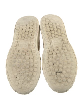 Fendi Canvas Lace Pattern Sneakers