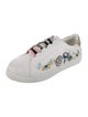 Fendi Leather Printed Sneakers