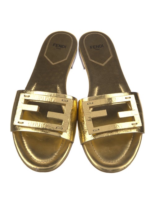 Fendi Leather Slides