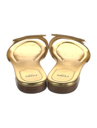 Fendi Leather Slides