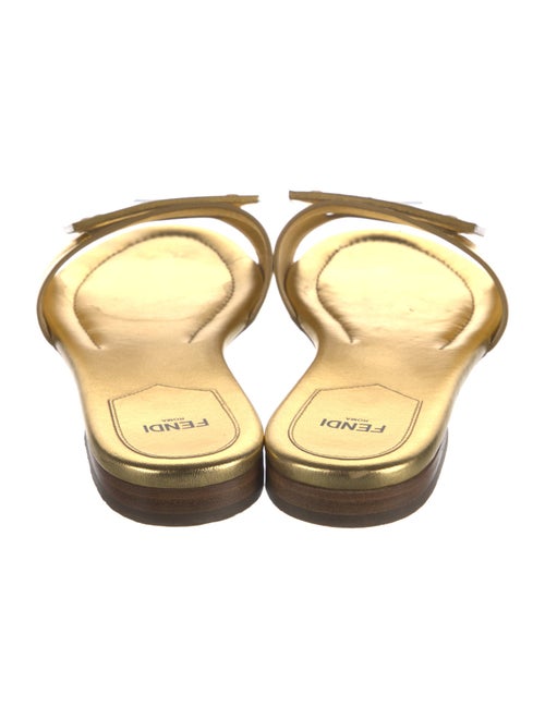 Fendi Leather Slides