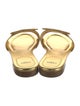 Fendi Leather Slides