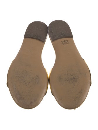 Fendi Leather Slides