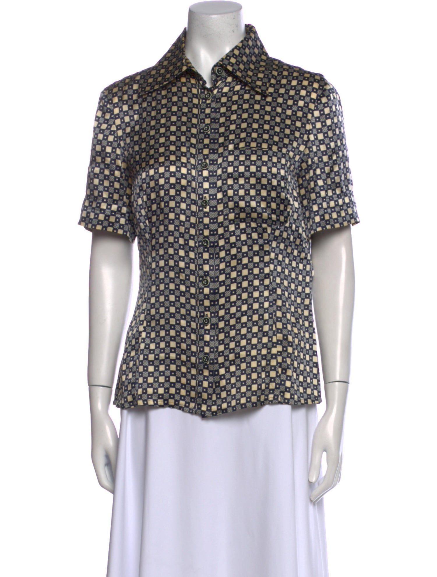 Fendi Vintage 365 Button-Up Top