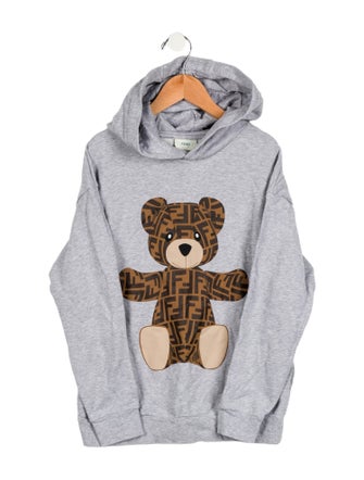 Fendi Boys' Teddy Bear Hoodie