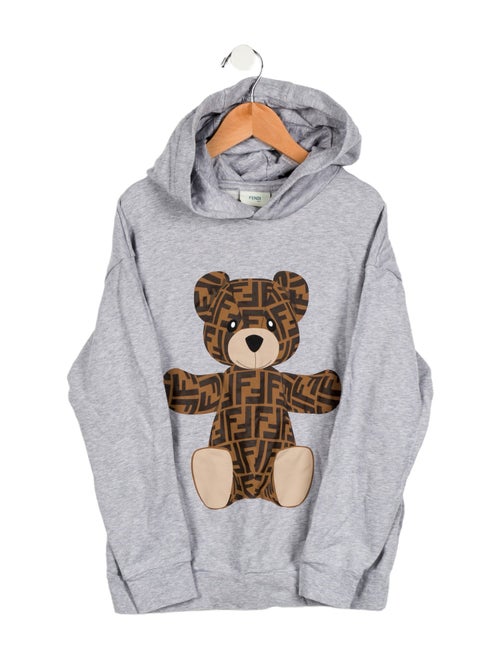 Fendi Boys' Teddy Bear Hoodie
