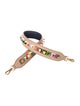 Fendi Pattern Print Leather Bag Strap