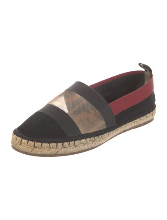 Fendi Zucca FF Logo Mesh Espadrilles