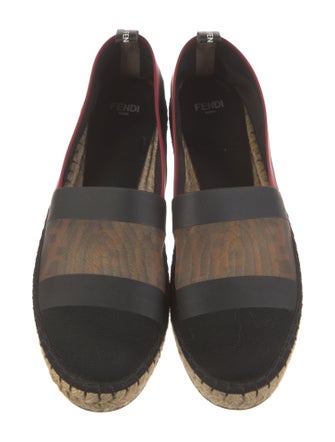 Fendi Zucca FF Logo Mesh Espadrilles