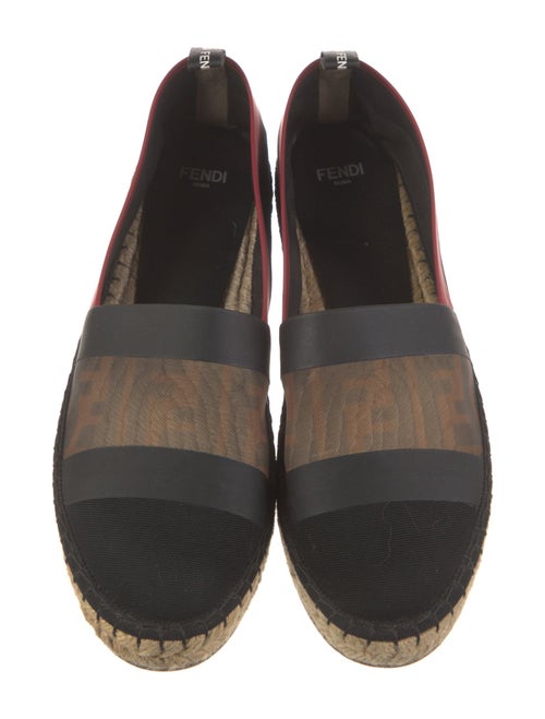 Fendi Zucca FF Logo Mesh Espadrilles