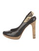 Fendi Patent Leather Slingback Pumps