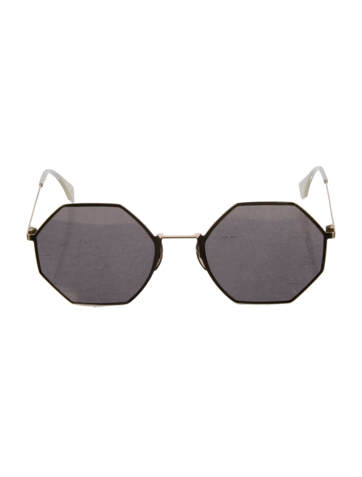 Fendi Square Mirrored Sunglasses