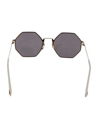 Fendi Square Mirrored Sunglasses
