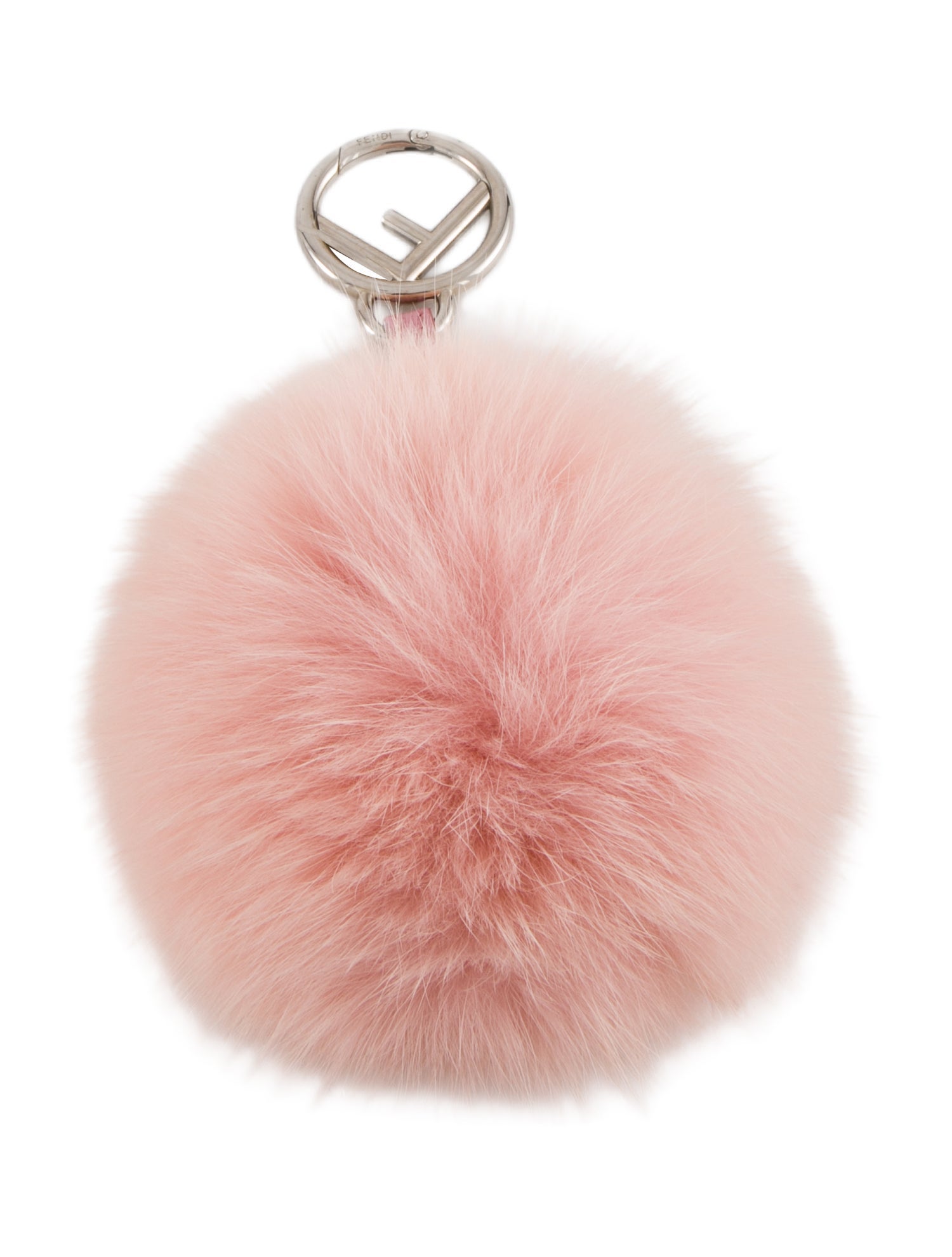 Fendi Fendi Pom Pom Faux Fur Keychain