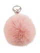 Fendi Fendi Pom Pom Faux Fur Keychain