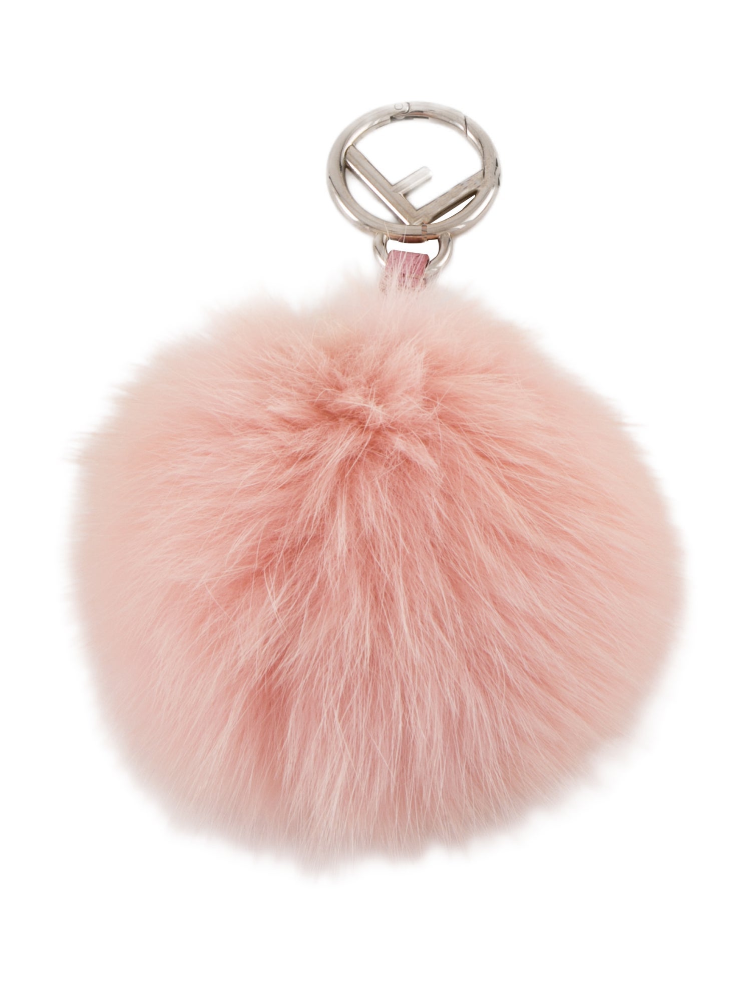 Fendi Fendi Pom Pom Faux Fur Keychain