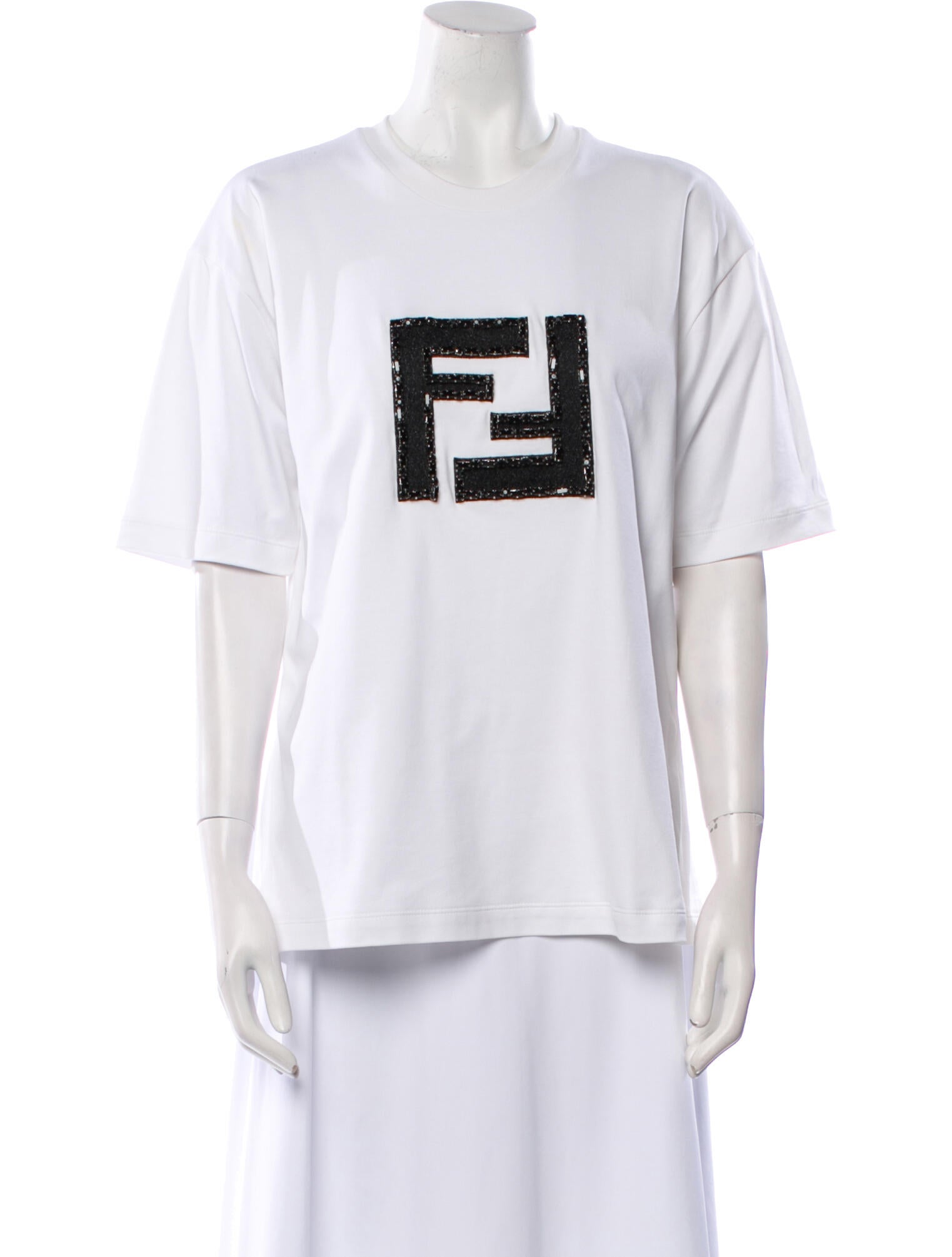Fendi Graphic Print Crew Neck T-Shirt