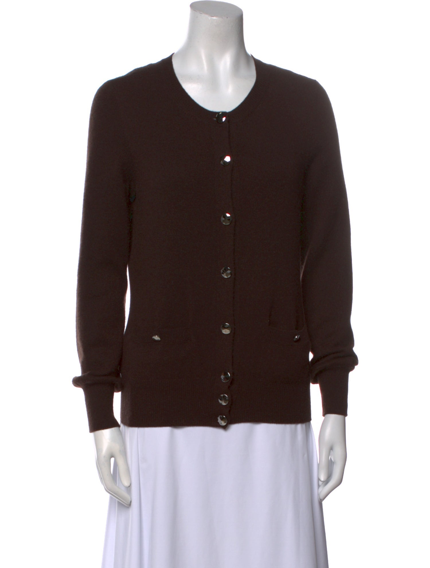 Fendi Cashmere Scoop Neck Sweater