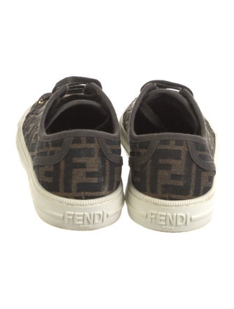 Fendi Zucca FF Logo Canvas Sneakers