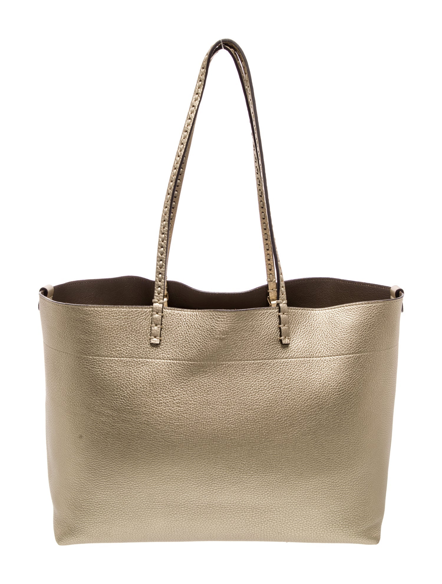 Fendi Leather Roll Tote Medium 2024