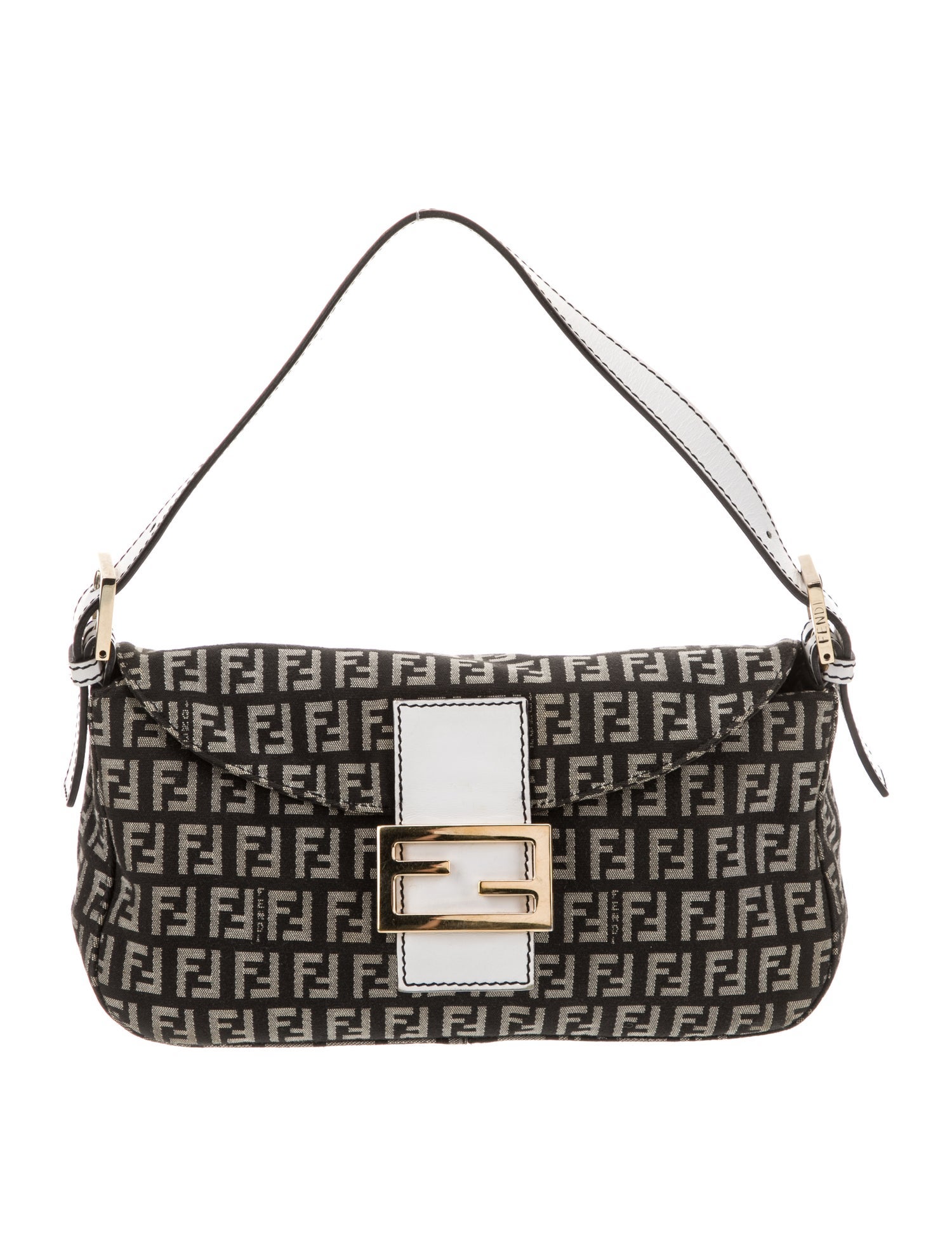 Fendi Zucchino FF Baguette Vintage