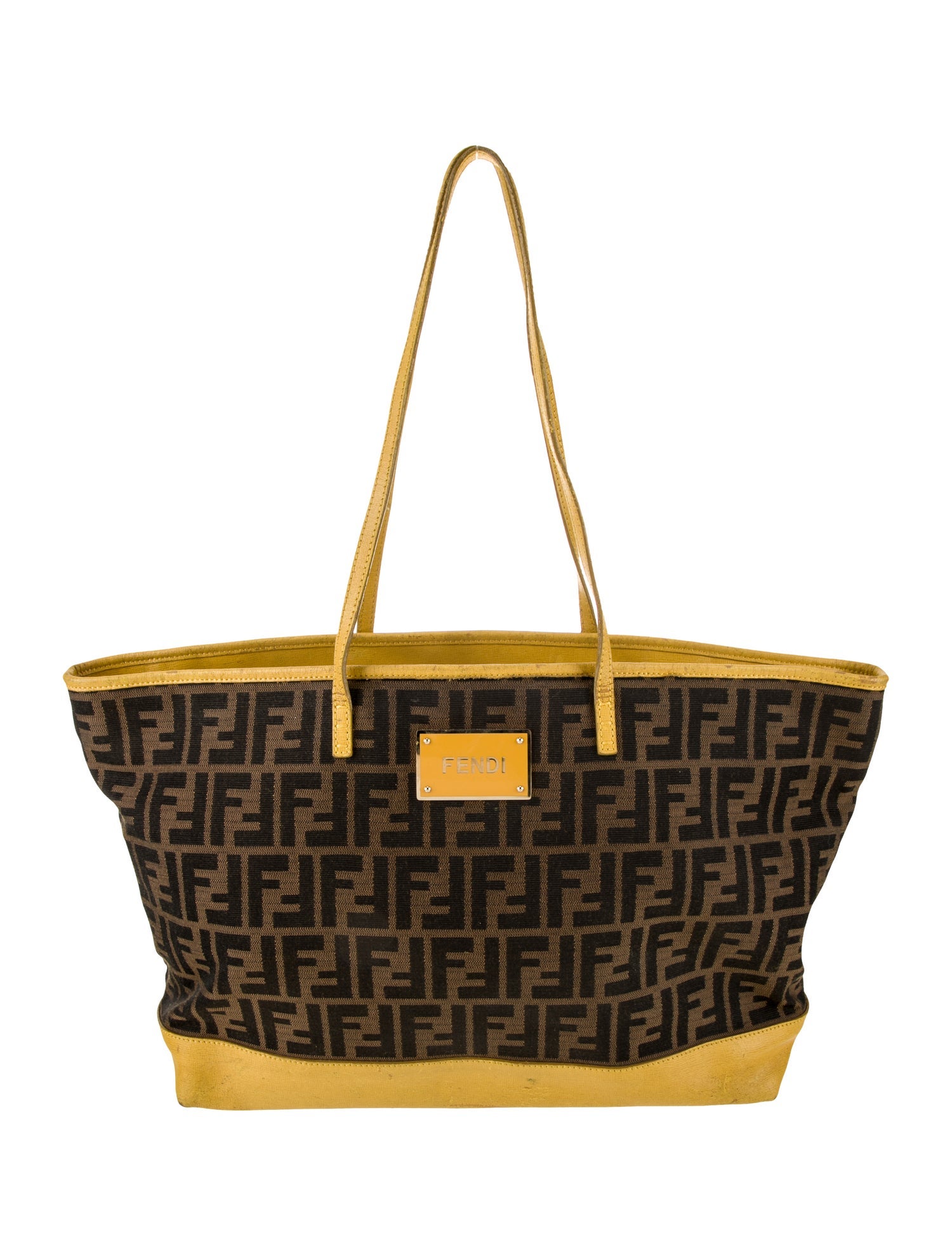 Fendi Zucca FF Roll Tote
