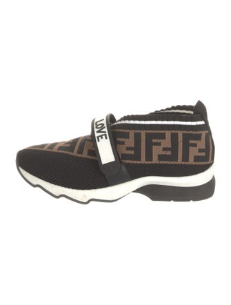 Fendi Zucca FF Logo Printed Sock Sneakers