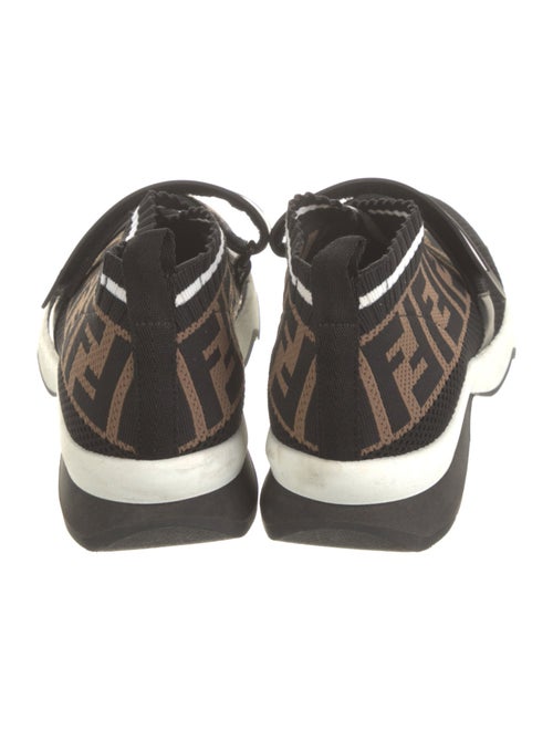 Fendi Zucca FF Logo Printed Sock Sneakers