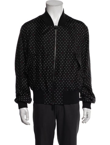 Fendi Outerwear Reversible Karligraphy Accent Bomber Jacket Us38, It48 | M