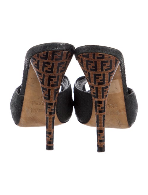 Fendi Patent Leather Slides