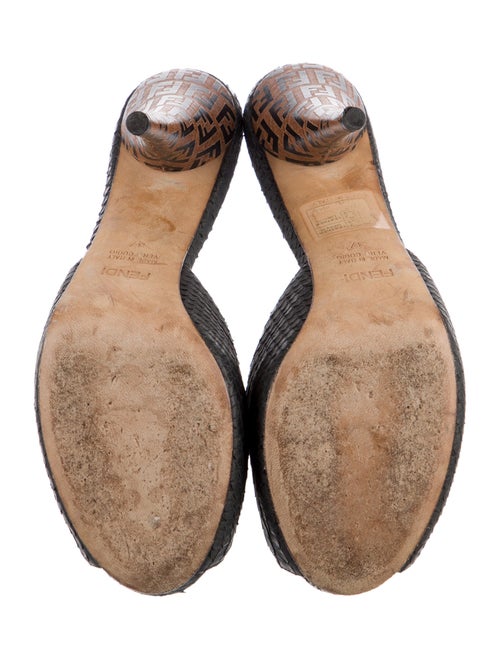 Fendi Patent Leather Slides