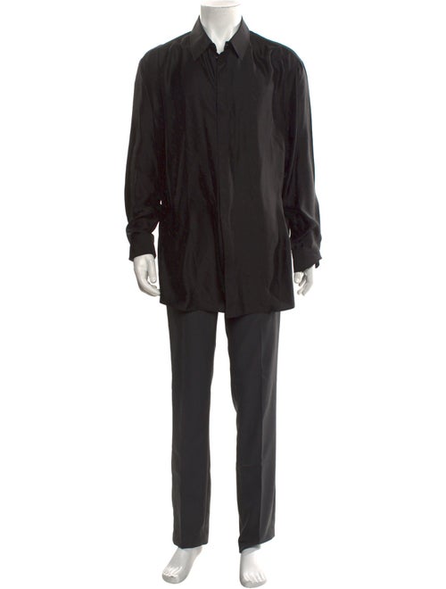 Fendi Silk Long Sleeve Shirt