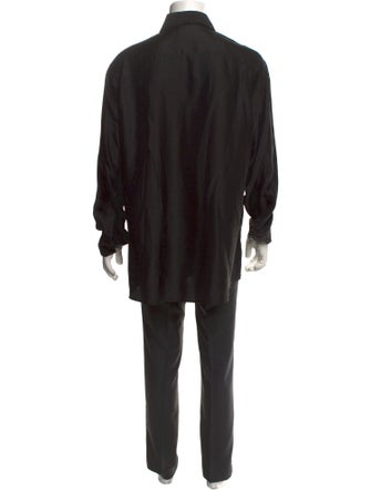 Fendi Silk Long Sleeve Shirt