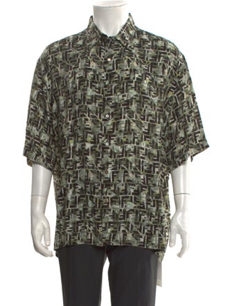 Fendi Zucca FF Logo Printed Shirt