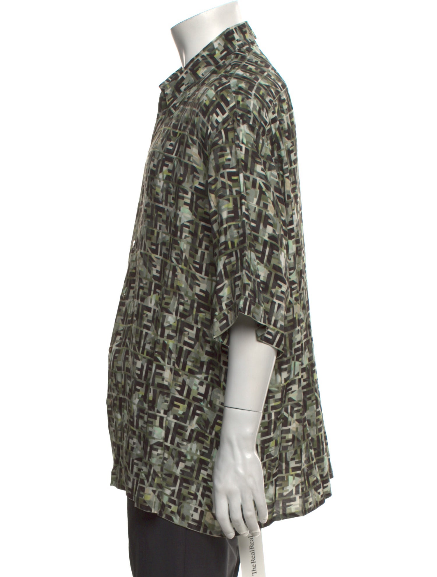 Fendi Zucca FF Logo Printed Shirt