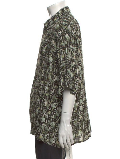 Fendi Zucca FF Logo Printed Shirt
