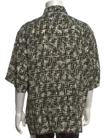 Fendi Zucca FF Logo Printed Shirt