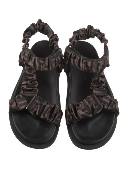 Fendi Zucca FF Logo Printed Sandals