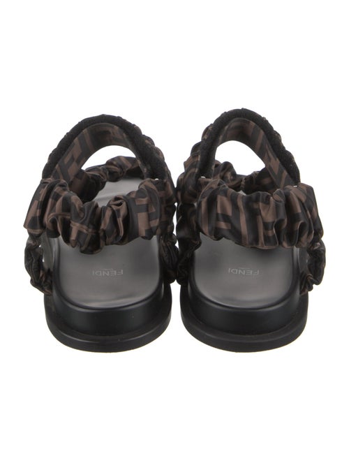 Fendi Zucca FF Logo Printed Sandals