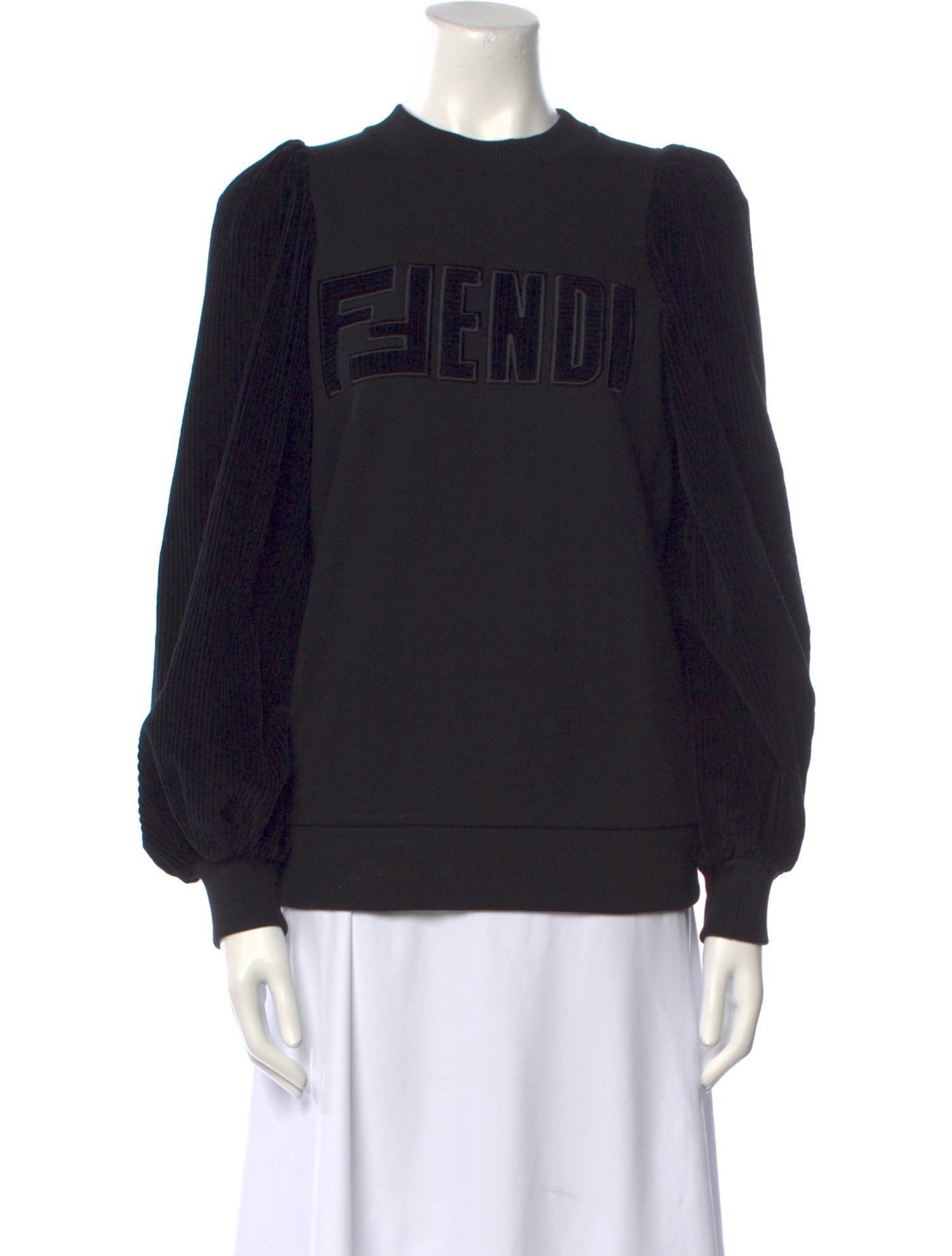 Fendi Graphic Print Crew Neck Sweatshirt